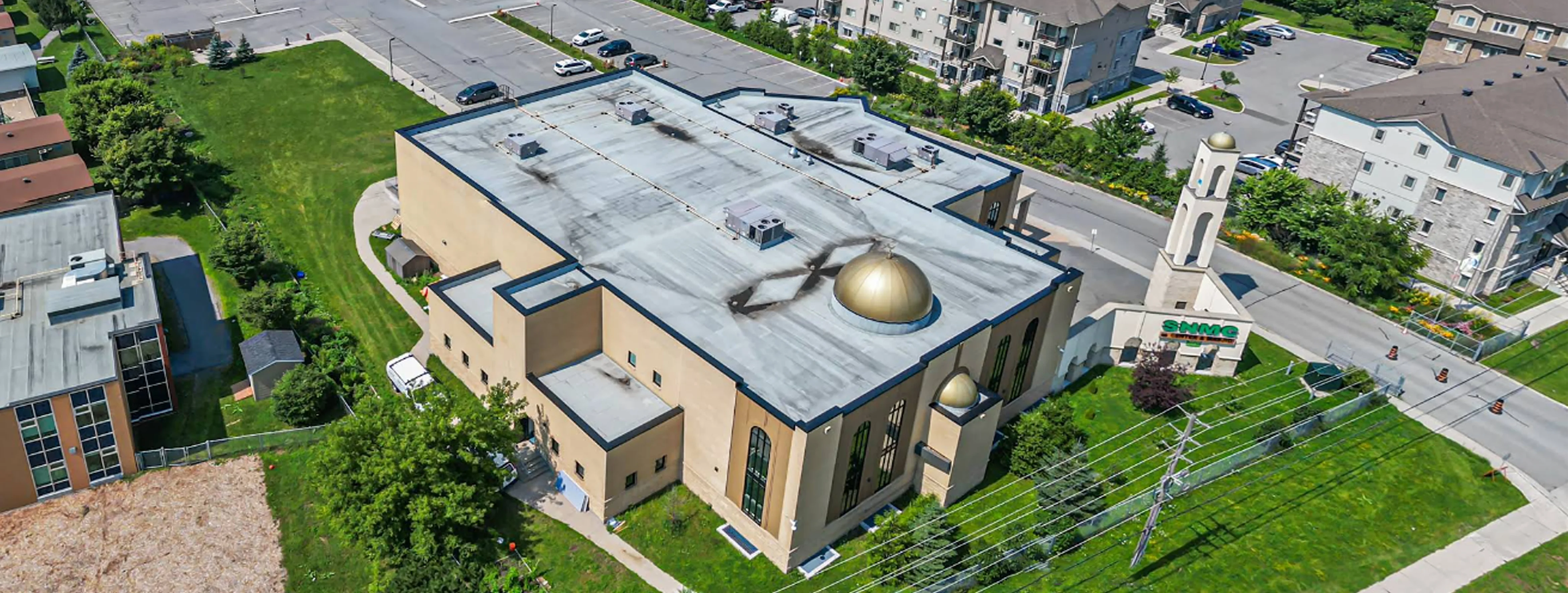 Exterior view of SNMC Mosque Nepean building